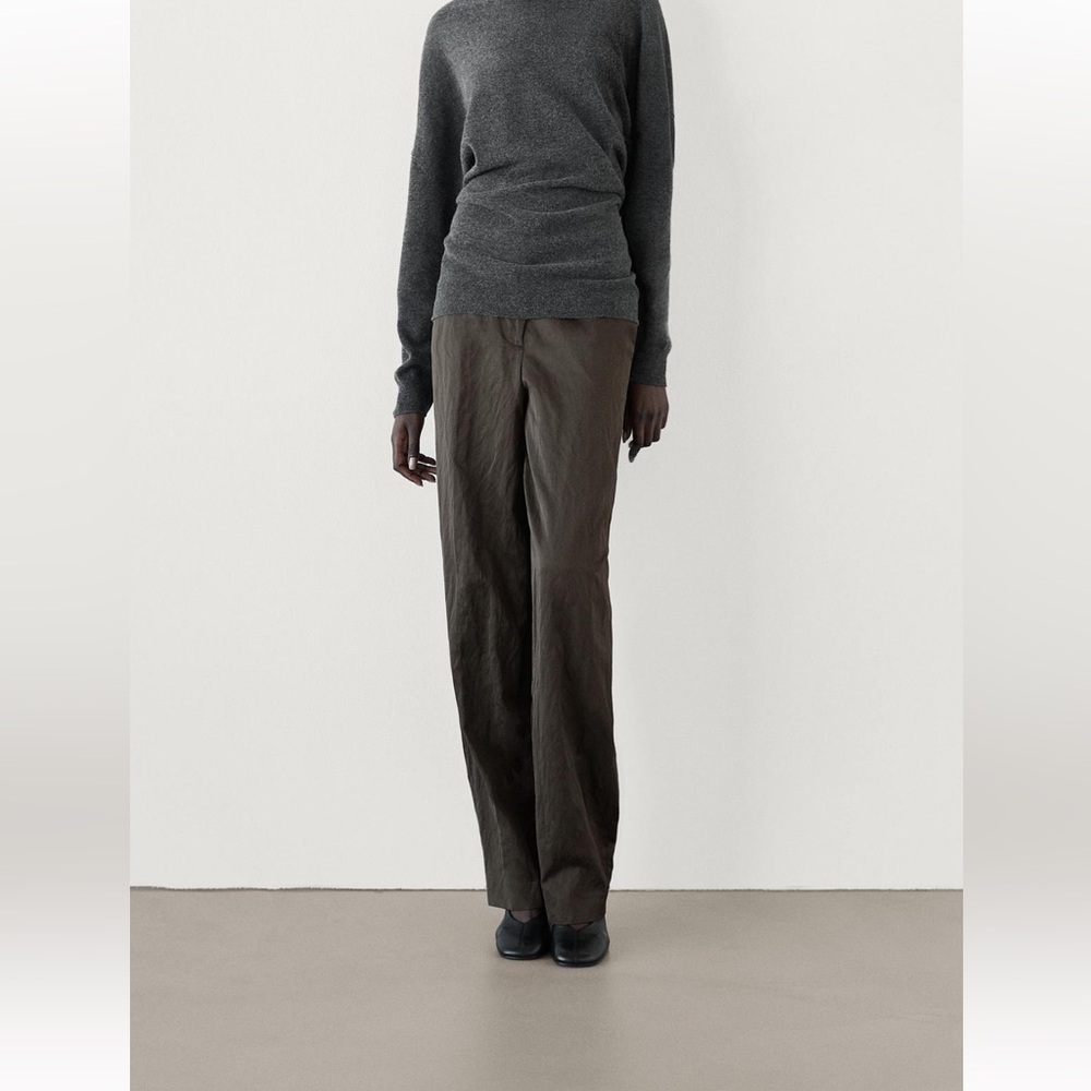 Massimo Dutti satin trousers